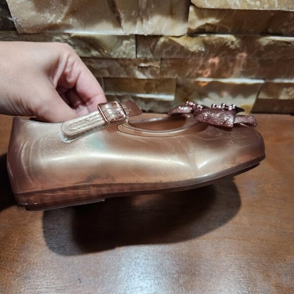 Mini Melissa Dora Disney Princess Mary Jane in Rose Gold size 10 - Picture 5 of 7